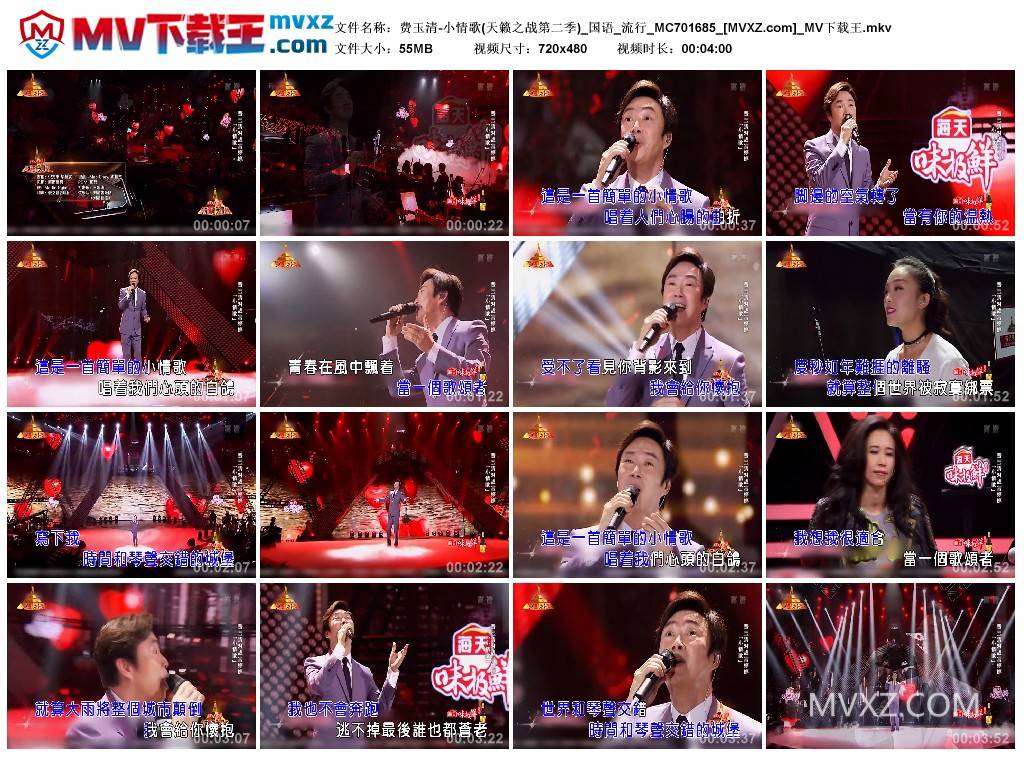 费玉清-小情歌(天籁之战第二季)_国语_流行_MC701685